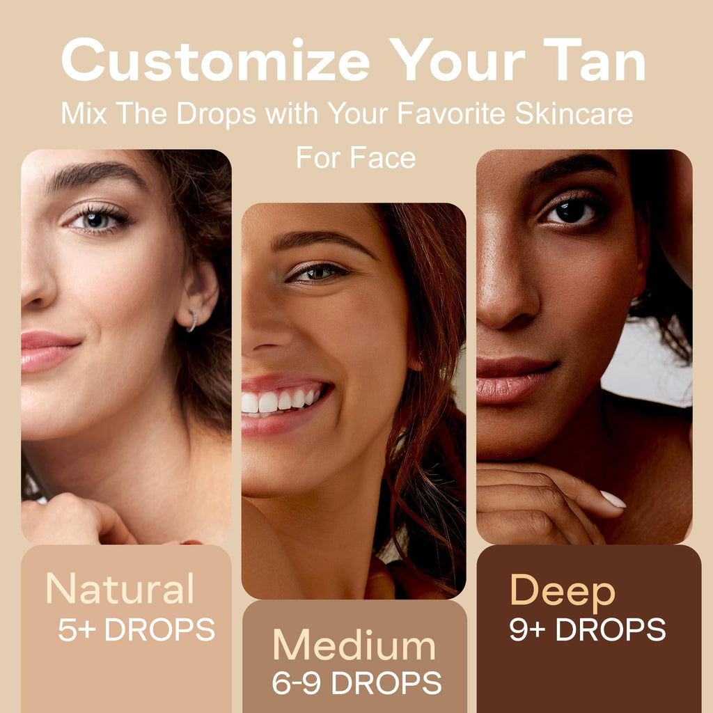 Self Tanning Drops Kit with Mixing Palette