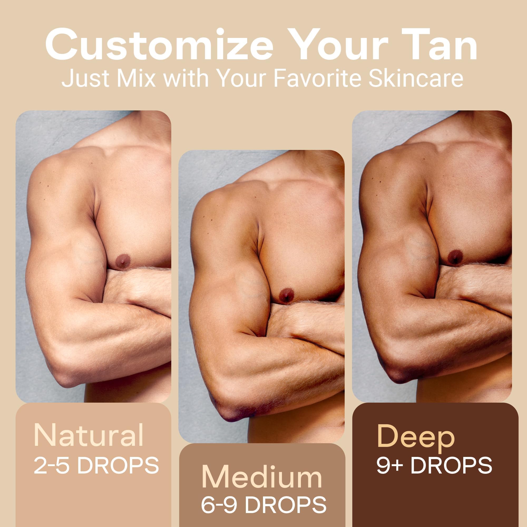 Self Tanning Drops Kit with Mixing Palette