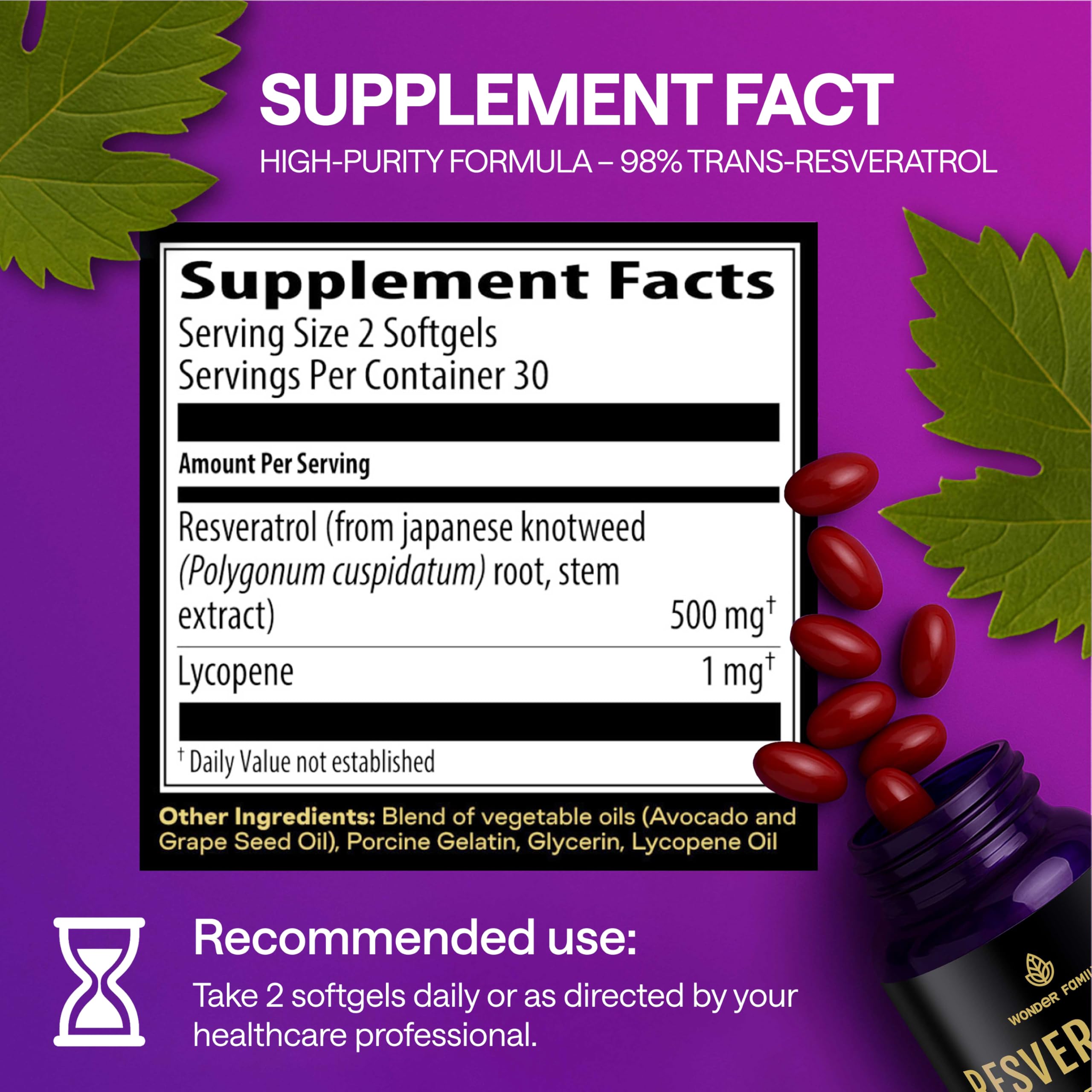 Resveratrol Supplement – Healthy Cell Support