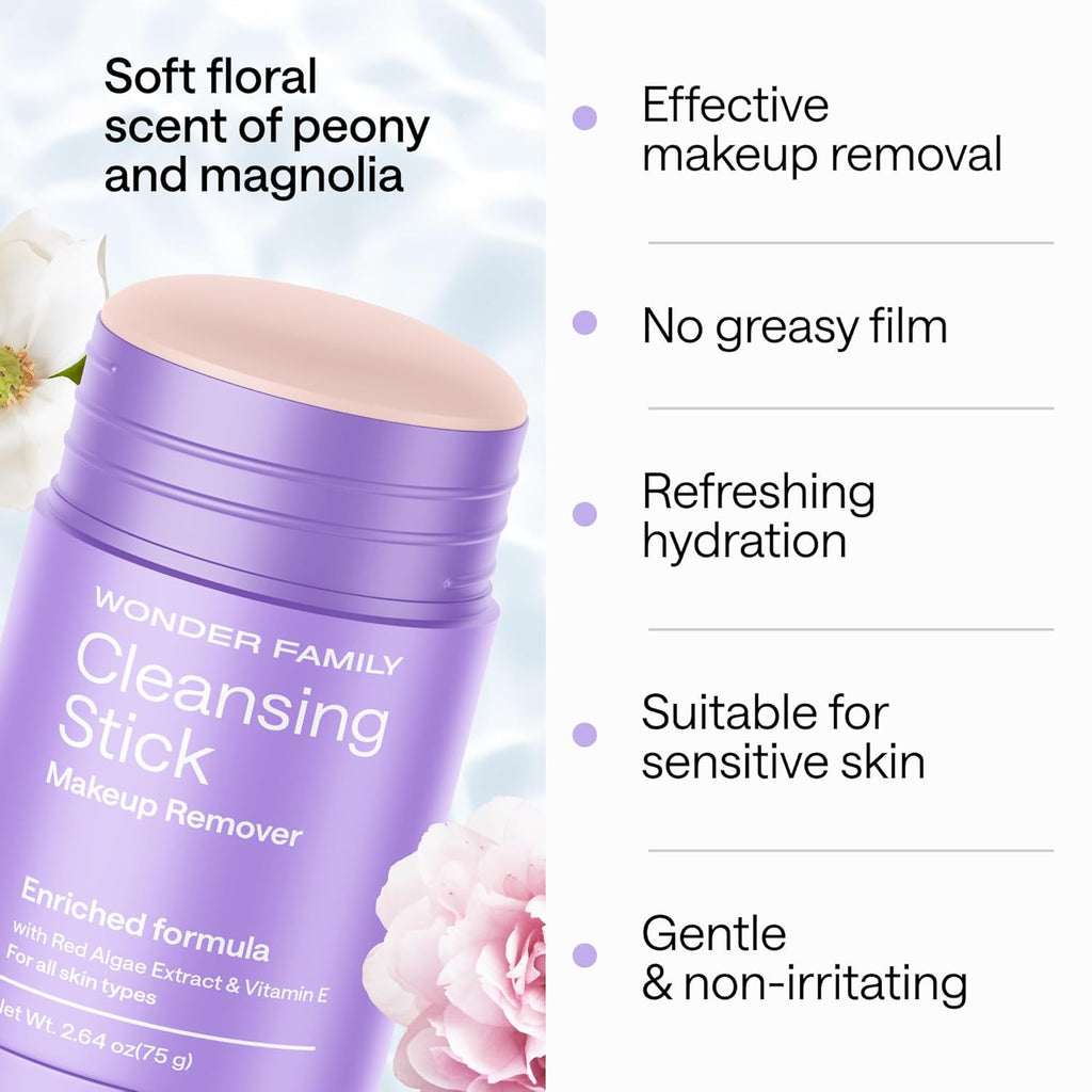 Makeup Remover Gel Balm Stick - Deep Cleansing Formula for Skin