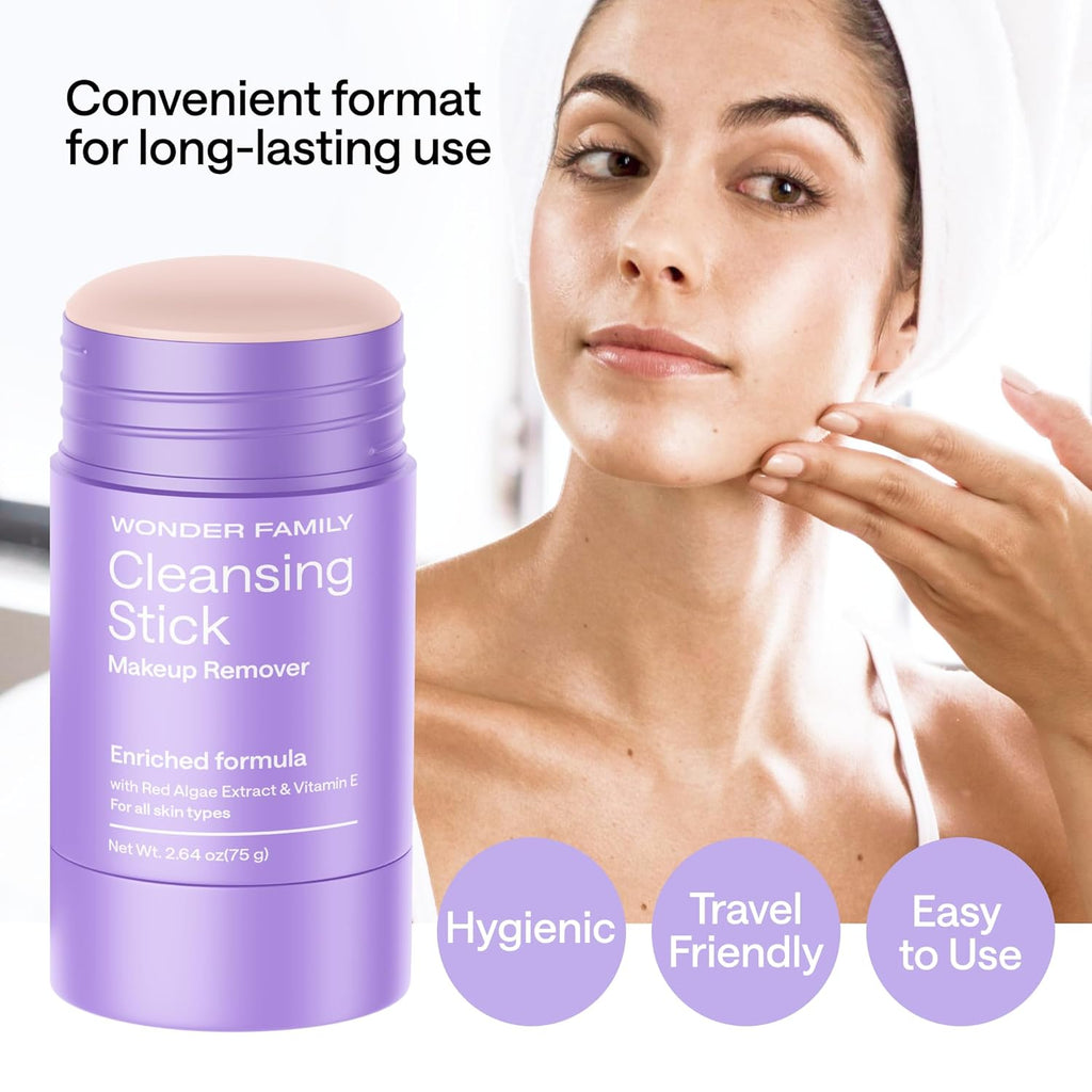 Makeup Remover Gel Balm Stick - Deep Cleansing Formula for Skin