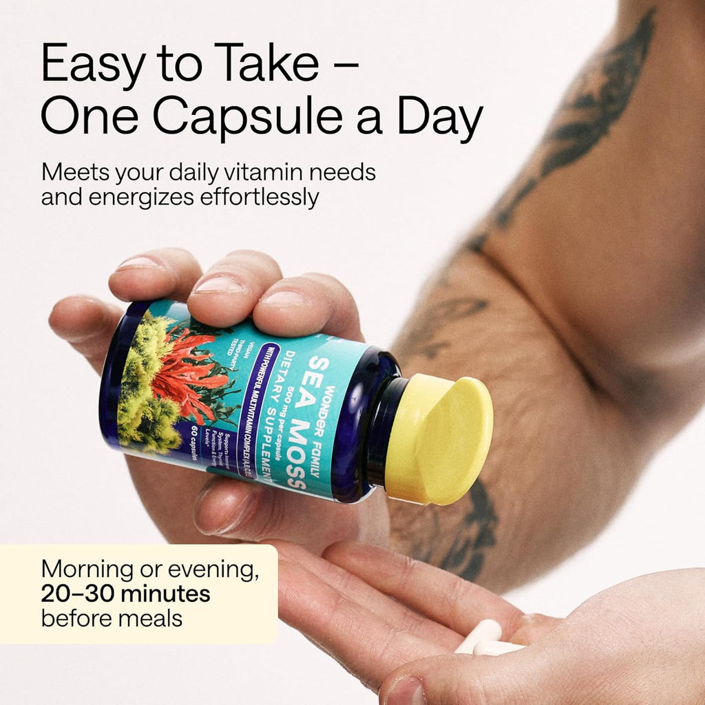 Wildcrafted Irish Sea Moss Capsules