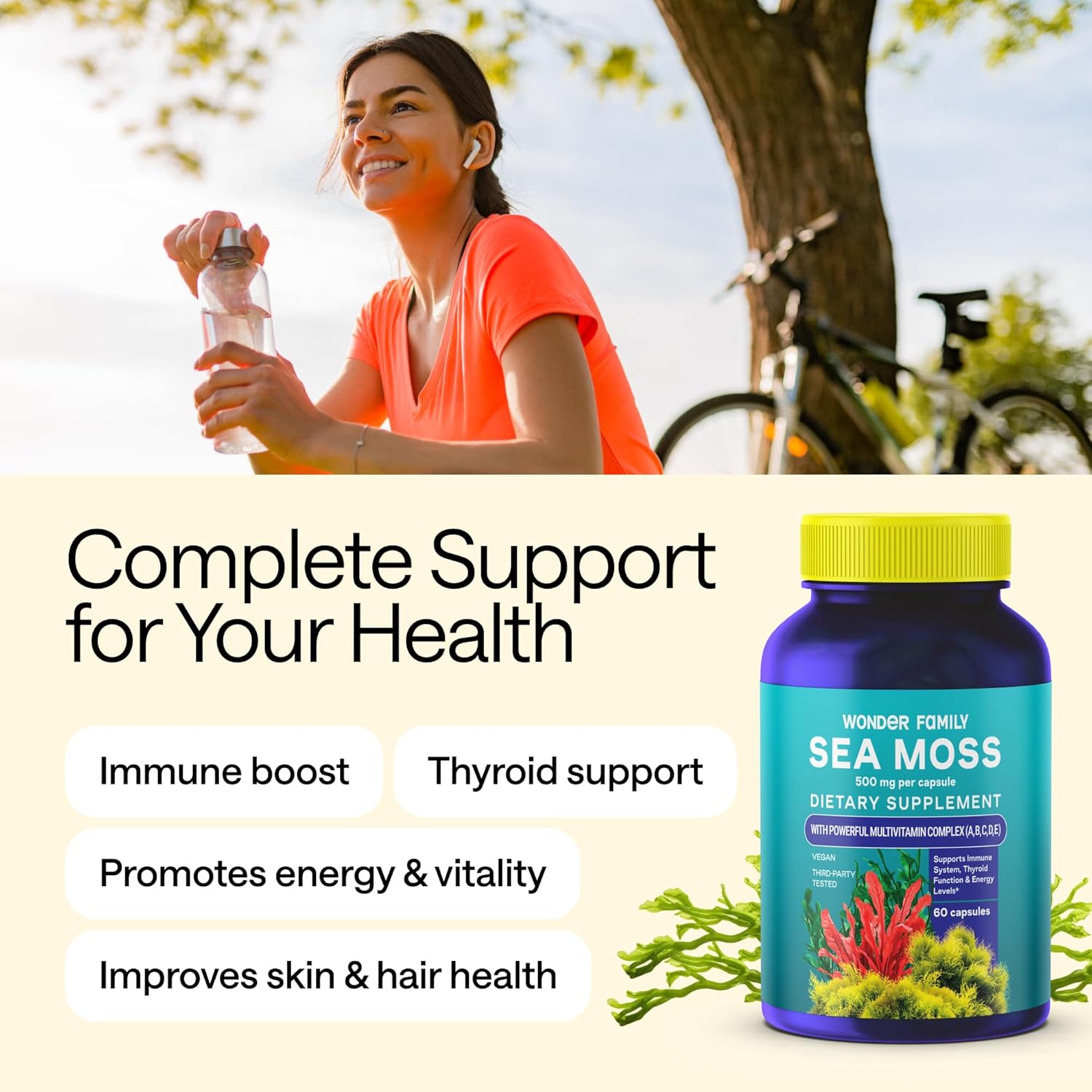 Wildcrafted Irish Sea Moss Capsules