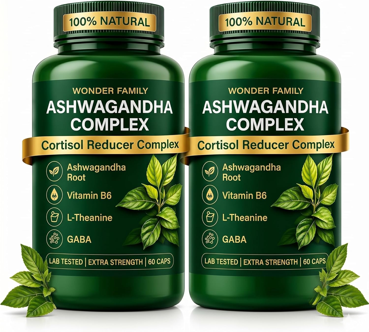 Ashwagandha Complex 800mg with GABA, L-Theanine & B6