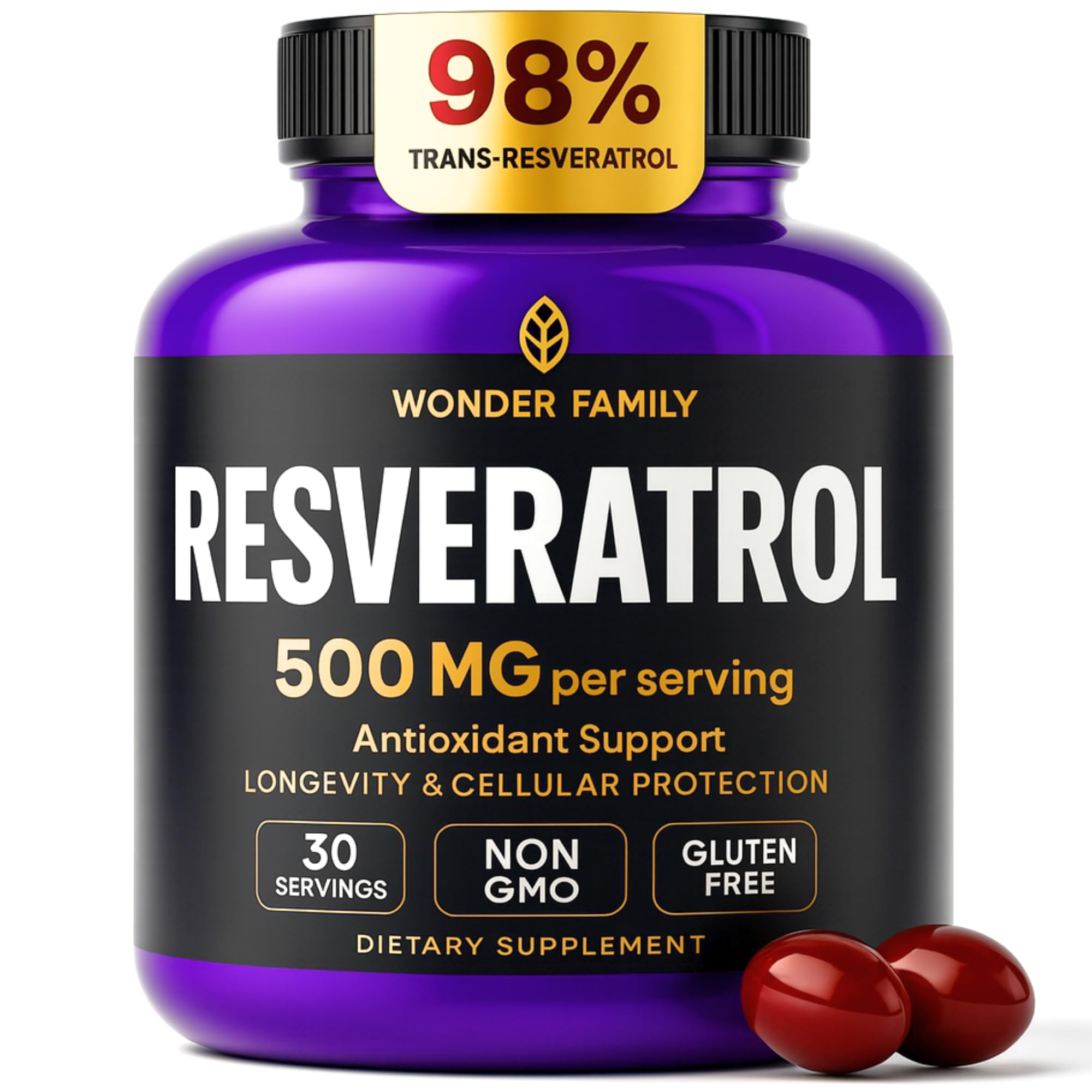 Resveratrol Supplement – Healthy Cell Support