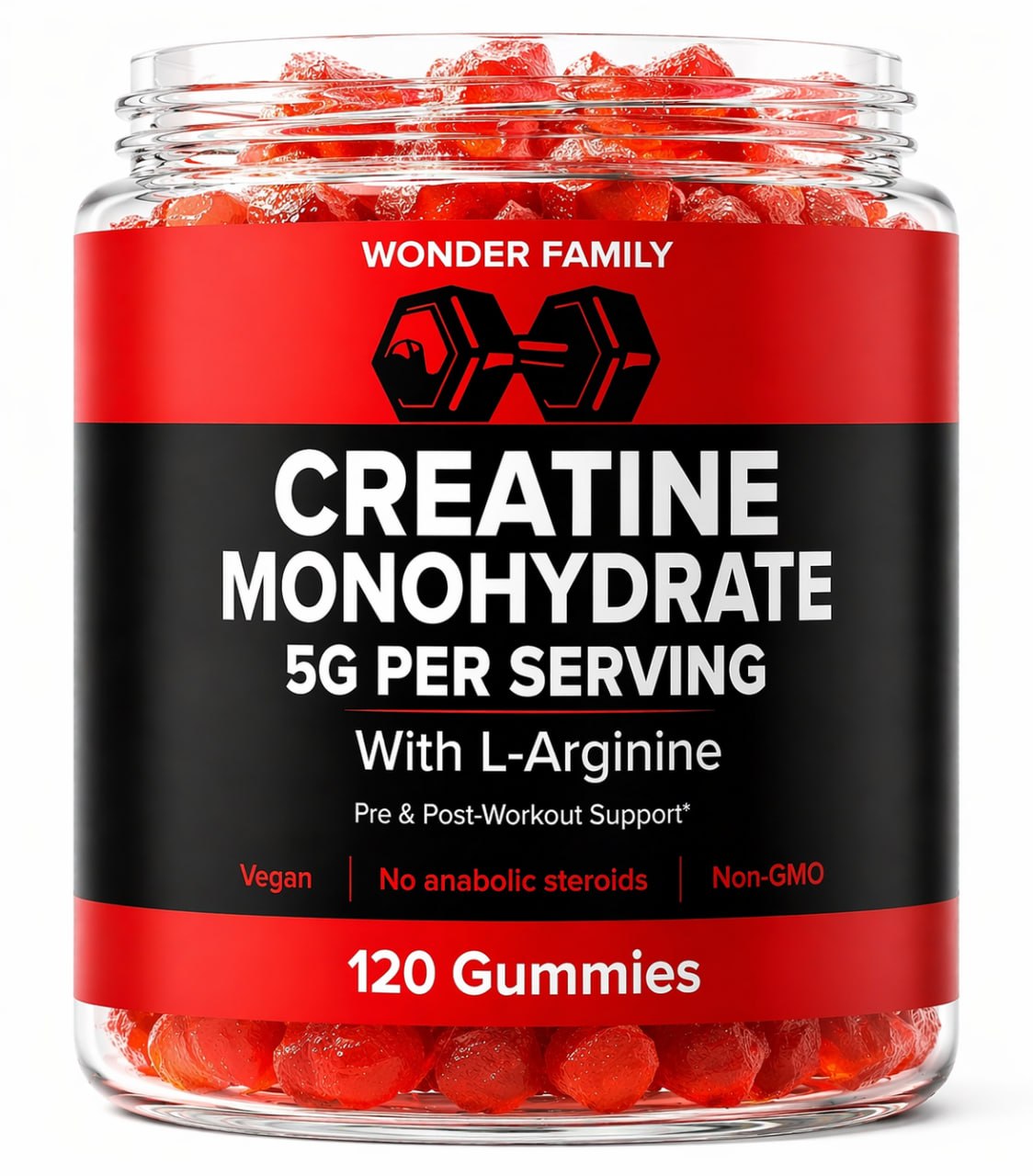 Creatine Monohydrate Gummies 5g – 5X Energy